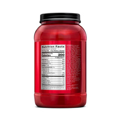 Serving size 47g shown on BSN Syntha-6 label.