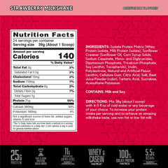 BSN SYNTHA-6 ISOLATE bottle close-up highlighting 25g protein per serving.