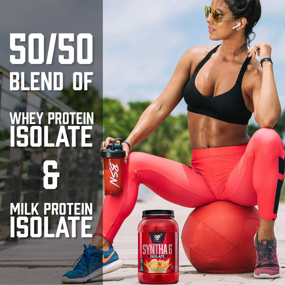 BSN SYNTHA-6 ISOLATE ingredients label highlights ISOLAST matrix.