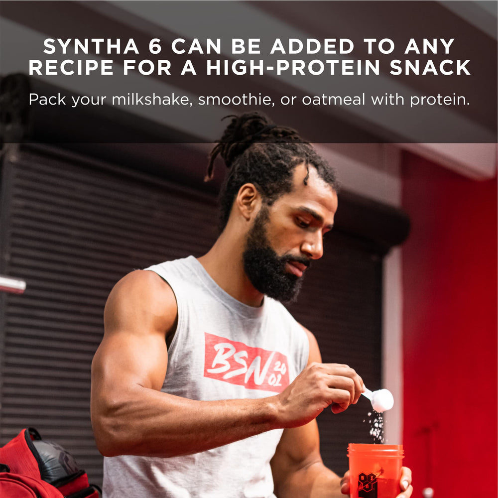 BSN Syntha-6 serving scoop inside the tub.