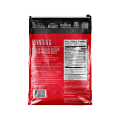 BSN SYNTHA-6 vanilla swirl closeup hints premium taste technology.