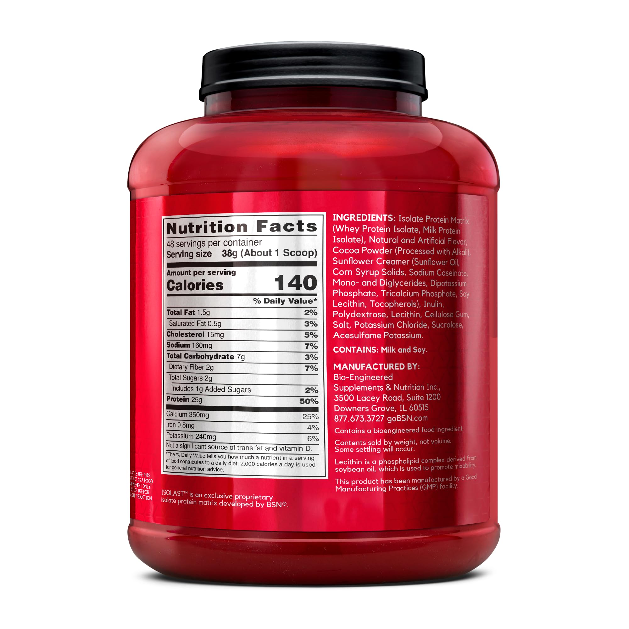 BSN SYNTHA-6 ISOLATE chocolate milkshake close-up texture highlights creamy mouthfeel