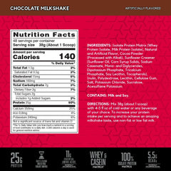 BSN SYNTHA-6 ISOLATE chocolate milkshake powder scoop highlights convenient serving size
