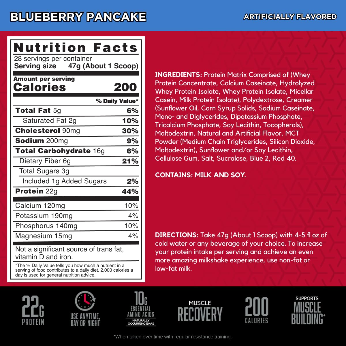 BSN SYNTHA-6 powder scoop promises a creamy, milkshake-like shake.