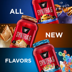 BSN SYNTHA-6 shake being prepared post-workout.