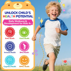 BSSTABBON omega-3 kids gummies on a plate suggest easy daily supplementation