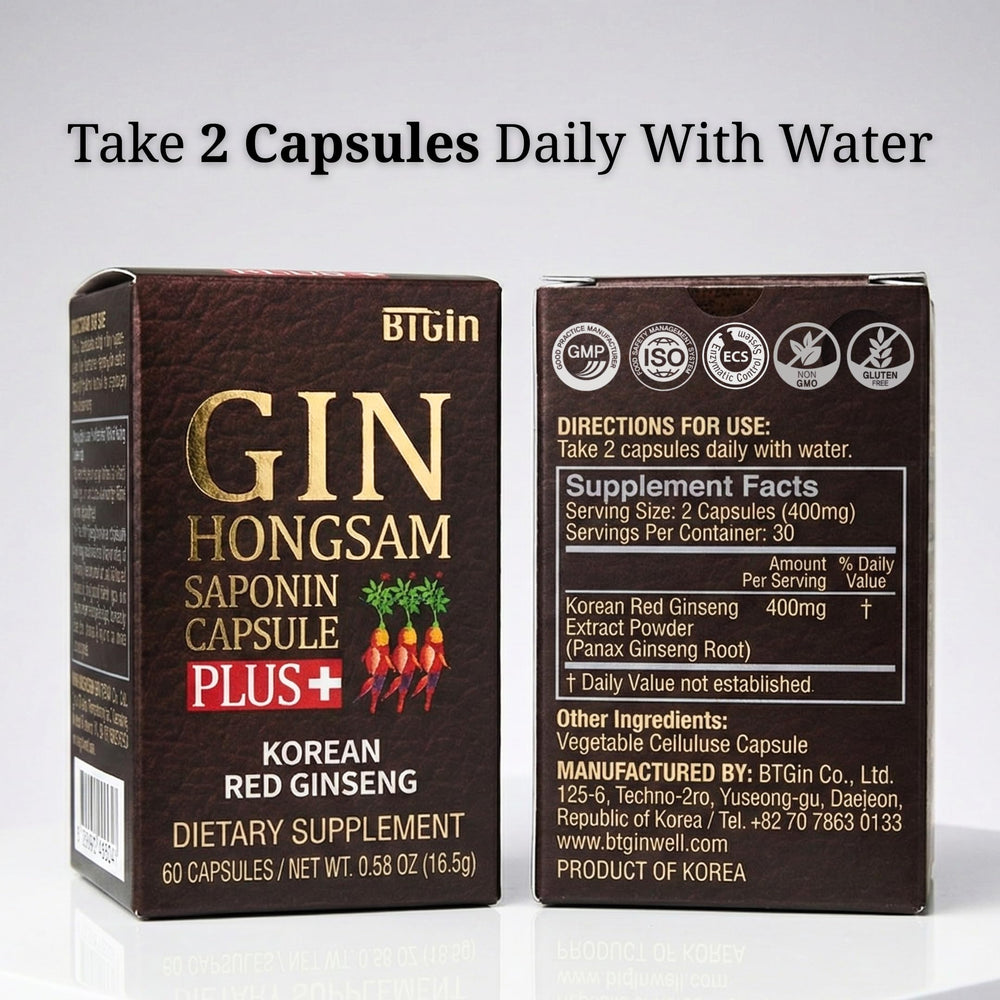 BTGIN Ginseng root visual connects to traditional wellness roots