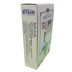 BTGIN RG3 powder stirred into tea for a warm energy boost.