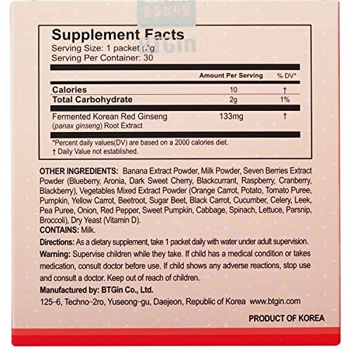 BTGIN Vita Ginseng Kids 30 packets for monthly routine