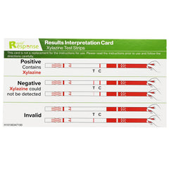 BTNX Rapid Response Xylazine Strip powder sample enables fast screening.