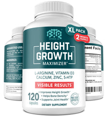 BTQ Biotequelab Height Growth Maximizer bottle with product packaging and label