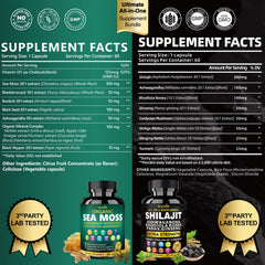 Bualle shilajit capsules close-up showcasing pure Himalayan extract.