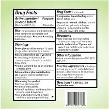 Dramamine-N packaging box showing six-pack for travel relief.