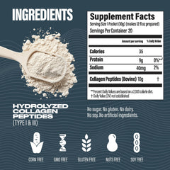 BUBS Naturals collagen powder scoop for precise, consistent daily intake.