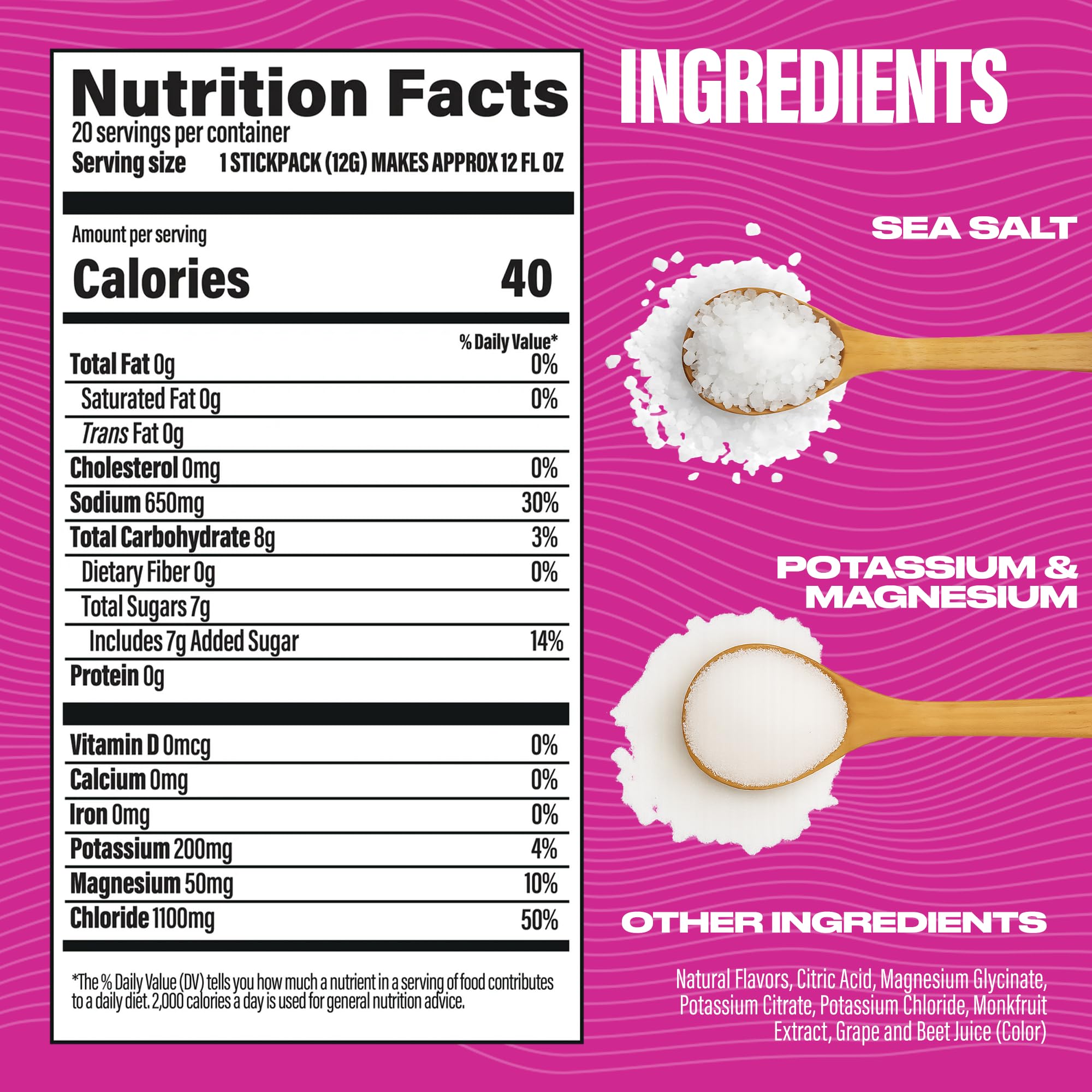 BUBS Naturals electrolyte powder sticks dissolve easily for on-the-go hydration.