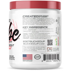 Bucked Up Babe hyaluronic acid glow detail suggesting skin hydration benefit