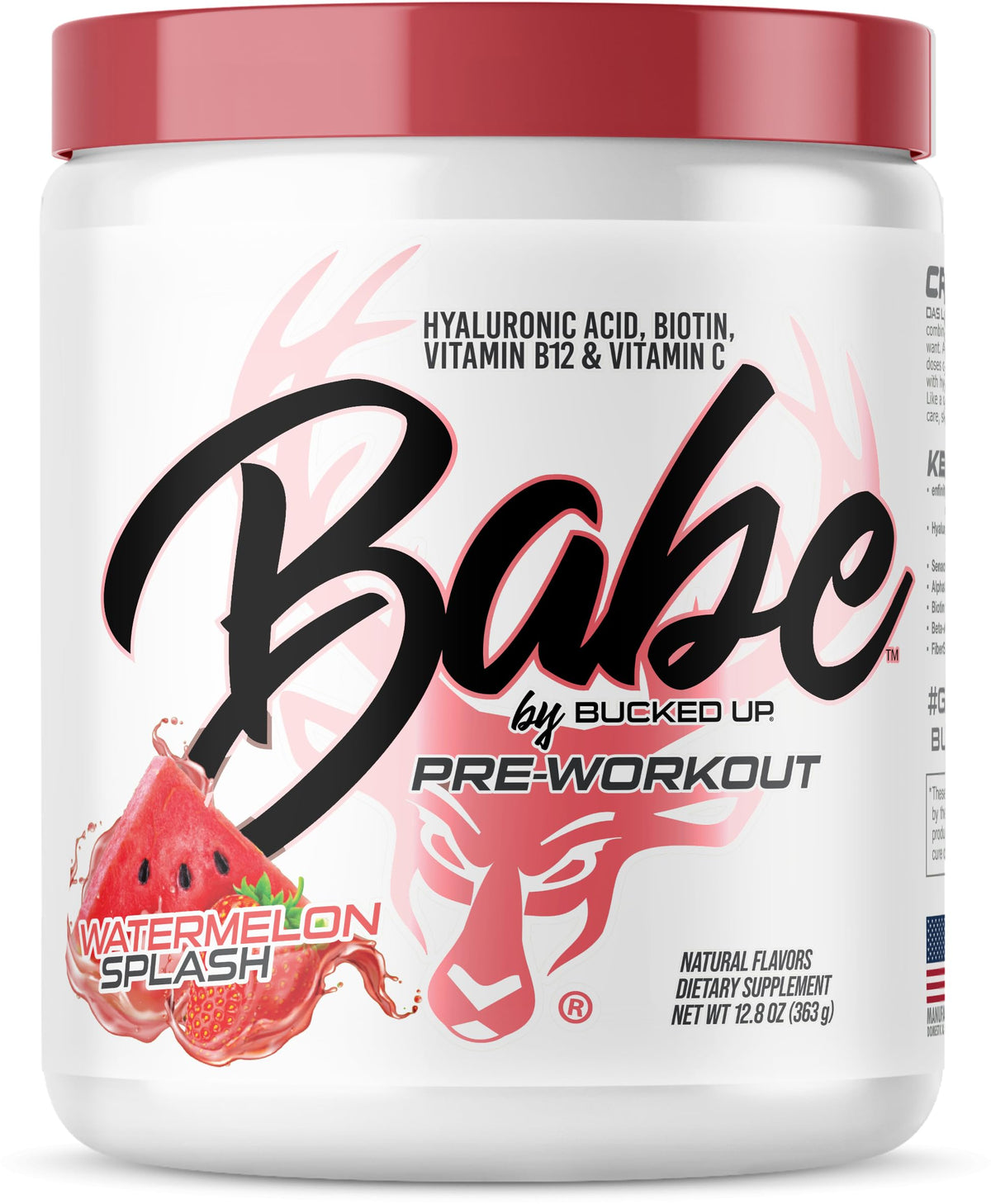 Bucked Up Babe Watermelon Splash tub ready for an energized session