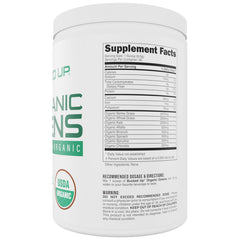 Bucked Up Greens Unflavored smoothie-mixer blending smoothly into a favorite smoothie.