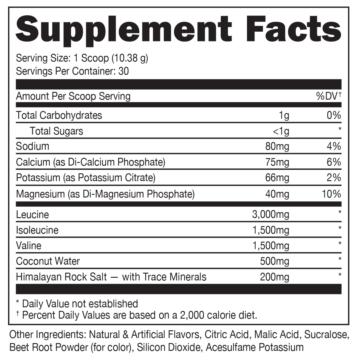 Scoop close-up highlighting Strawberry Mojito flavor for training use.