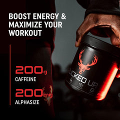 Grape pre workout mixed in water for a refreshing energy boost