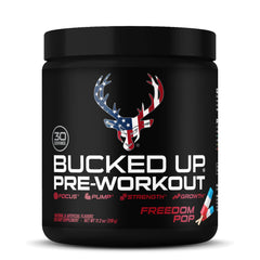 Bucked Up pre workout label highlights 6g L-Citrulline for blood flow