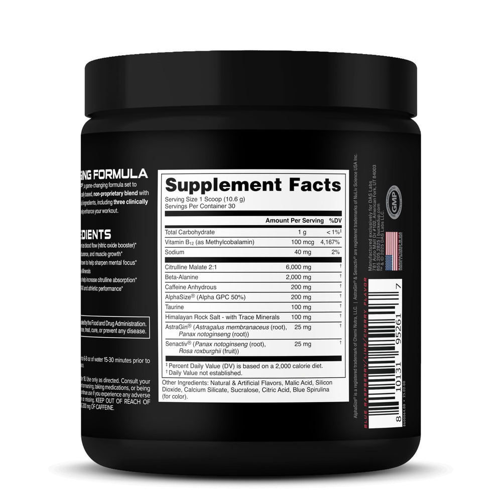 Close-up of ACTIGIN ALPHASIZE ASTRAGIN ingredients and absorption benefits