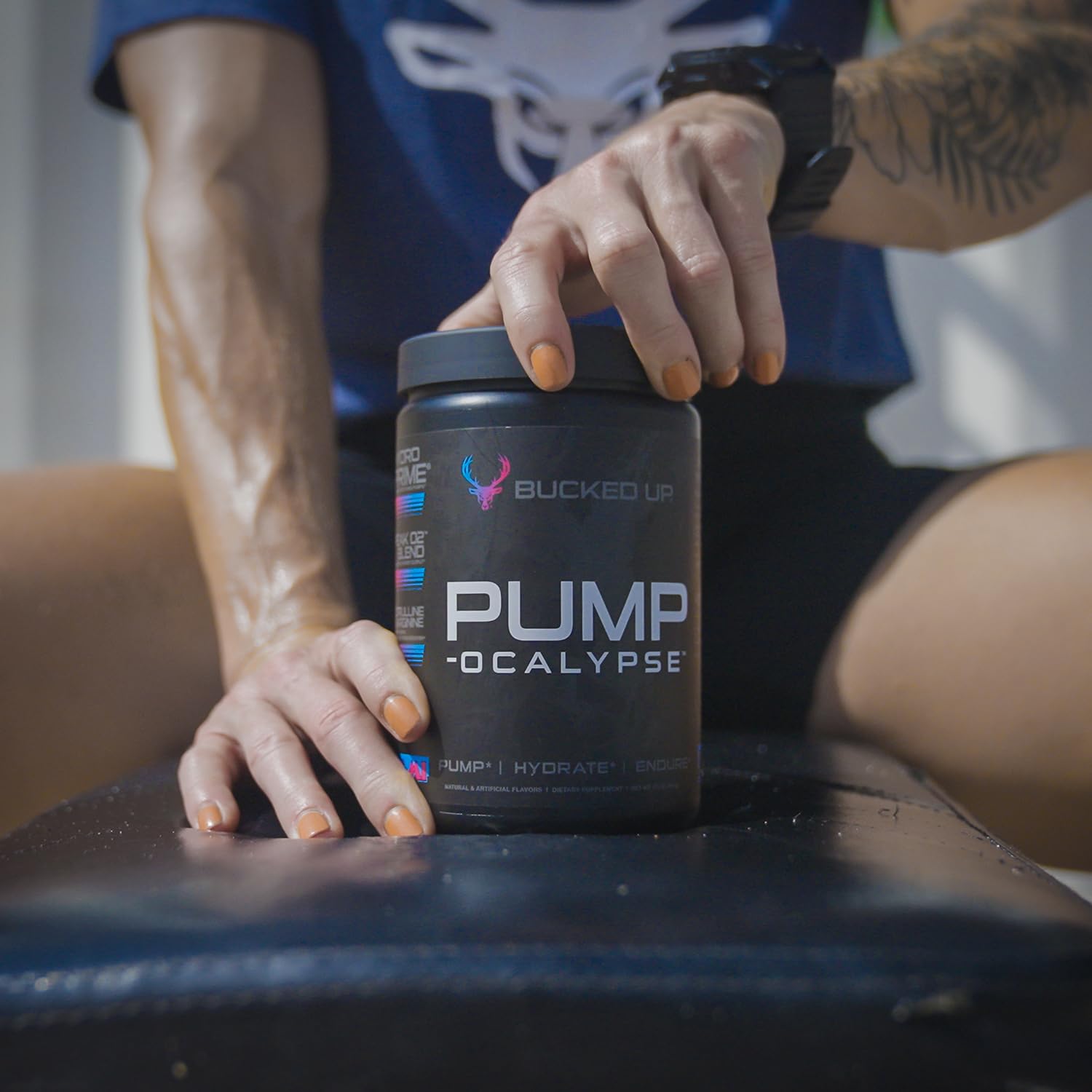 Packaging box of Bucked Up Pump-ocalypse Miami
