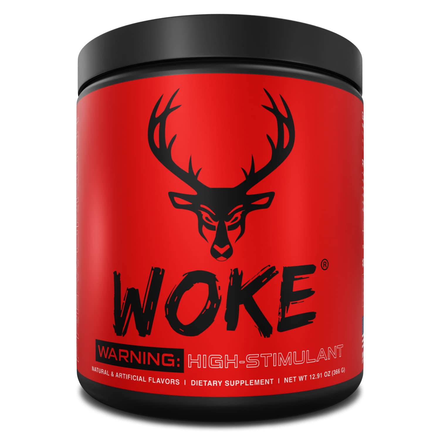 Bucked Up Woke bottle pour for quick energy before training.