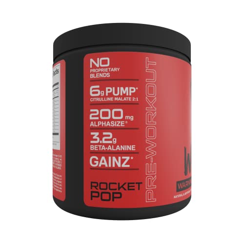 Bucked Up WOKE scoop in hand displaying serving size for workouts