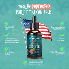 Made in the USA BUCKLEBURY Zeolite probiotics for kids bottle