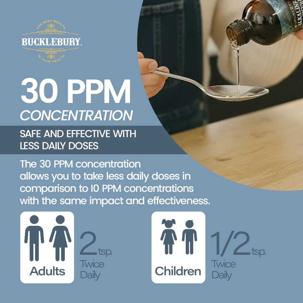Bucklebury structured silver poured into a glass for convenient use