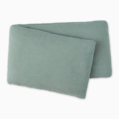 Bucky linen hot and cold wrap in sage, 16x5, contour-friendly for neck and shoulders.