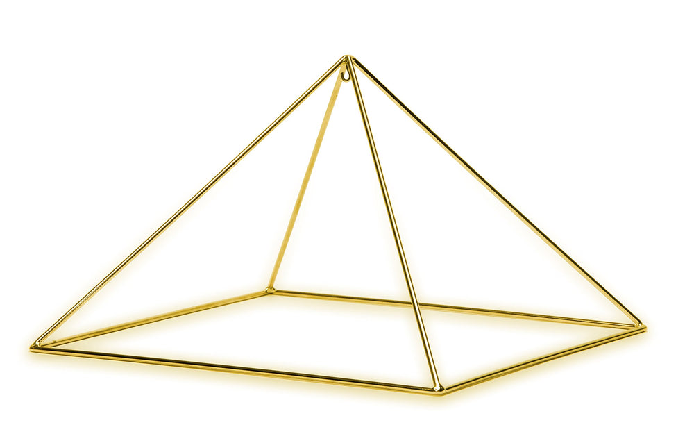 Buddha Maitreya head pyramid, 51-degree 9-inch base, enhances meditation focus and energy balance.