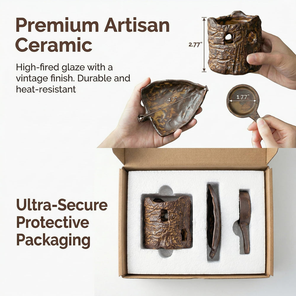 Budifyx Woodland Zen Burner elegant gift set for home and office.