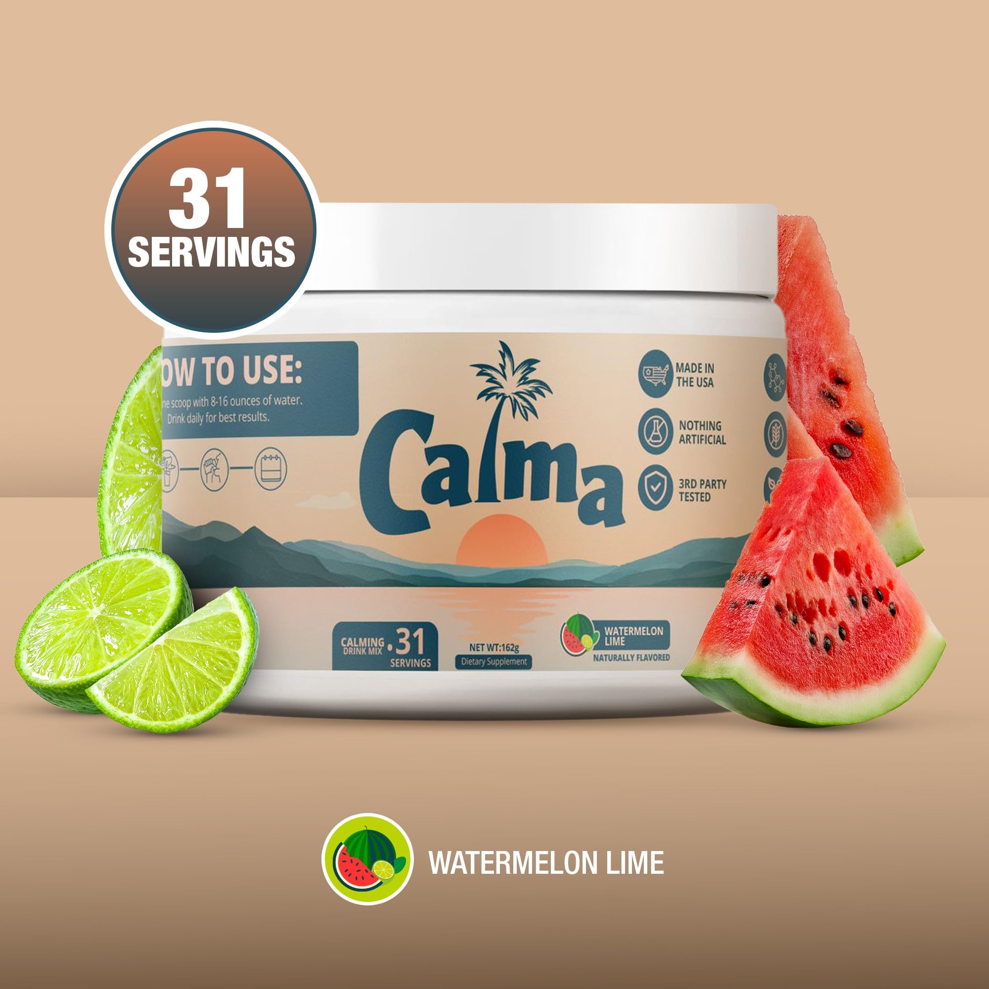 Ingredient-rich label featuring magnesium glycinate, citrate, and Vitamin D3.