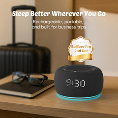 Buffbee Pro 2nd Gen ambient light creates a calming bedroom atmosphere