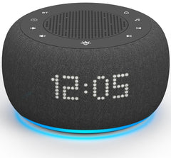 Buffbee Pro 2nd Gen front view with soft night glow for bedside setup