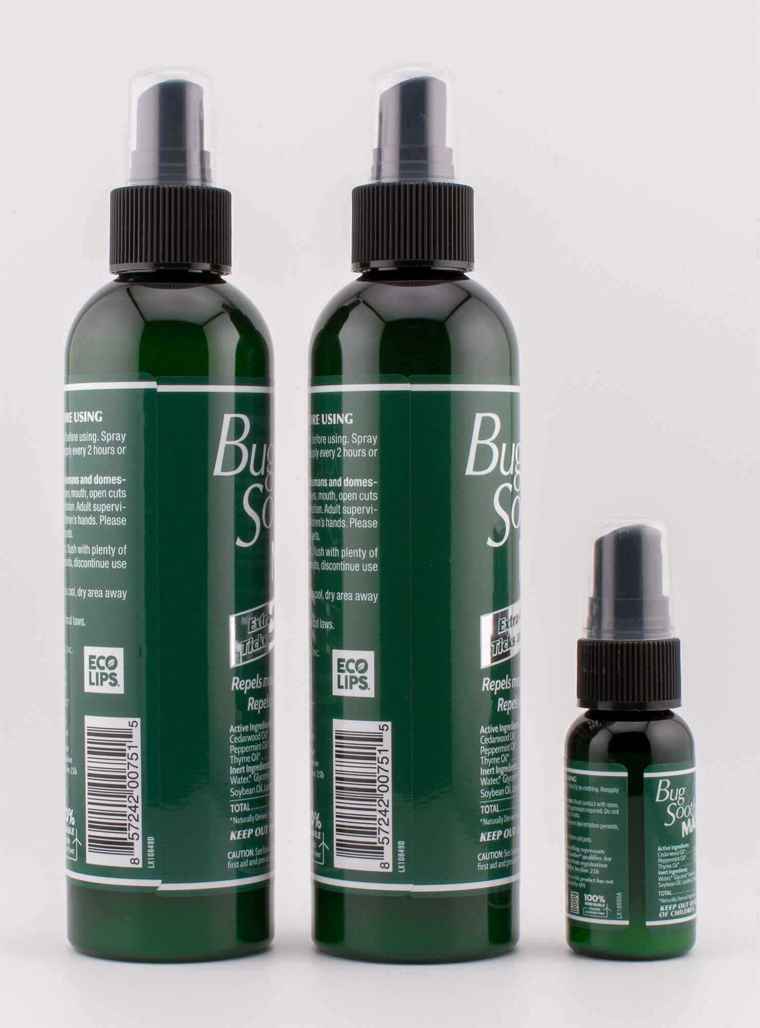Bug Soother MAX forest-camping scene conveys protection during hikes and campouts.