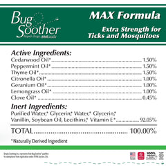 Bug Soother MAX two-bottles-pack image emphasizes value for family outdoor adventures.