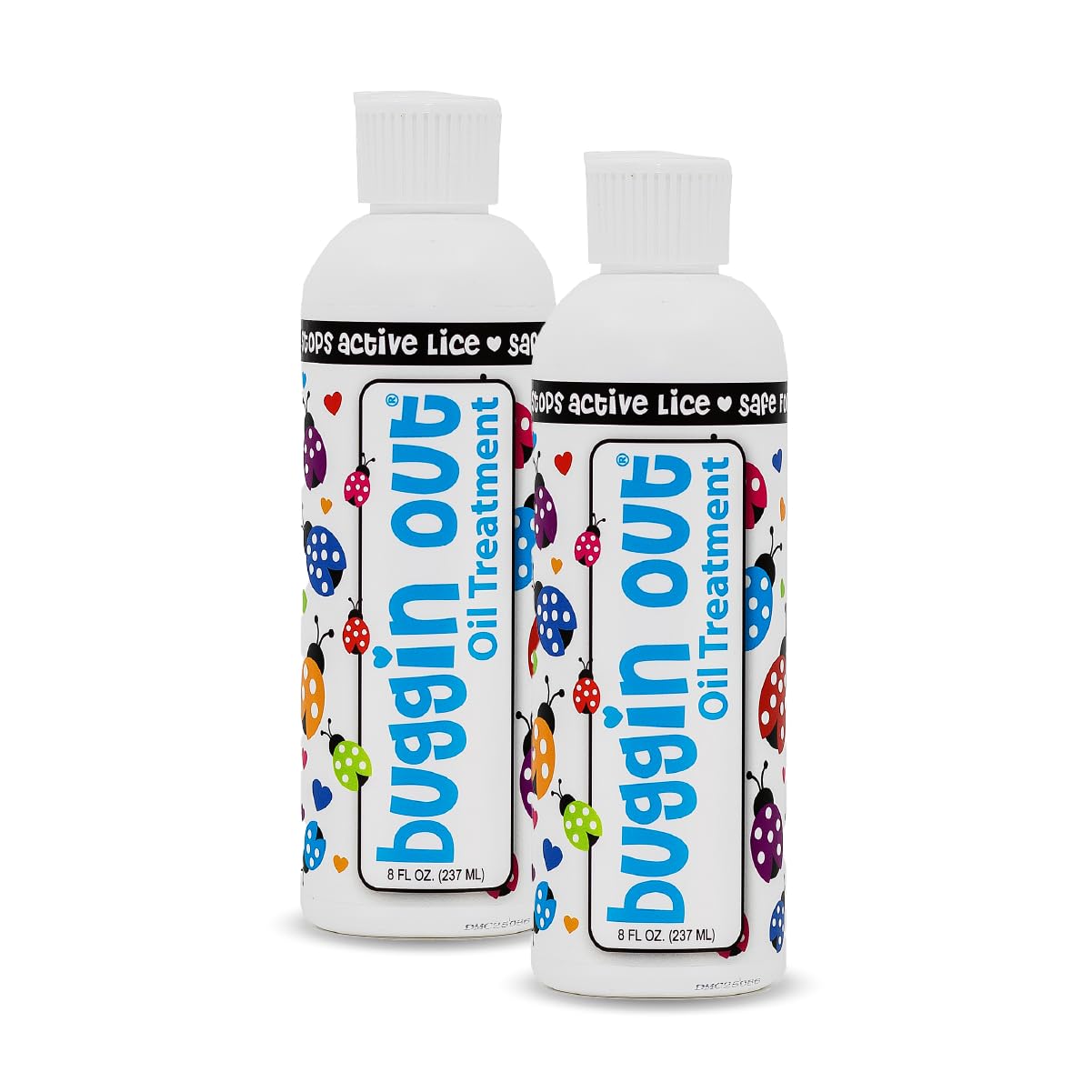 Buggin Out dimethicone oil bottle application for smooth, lice-free hair