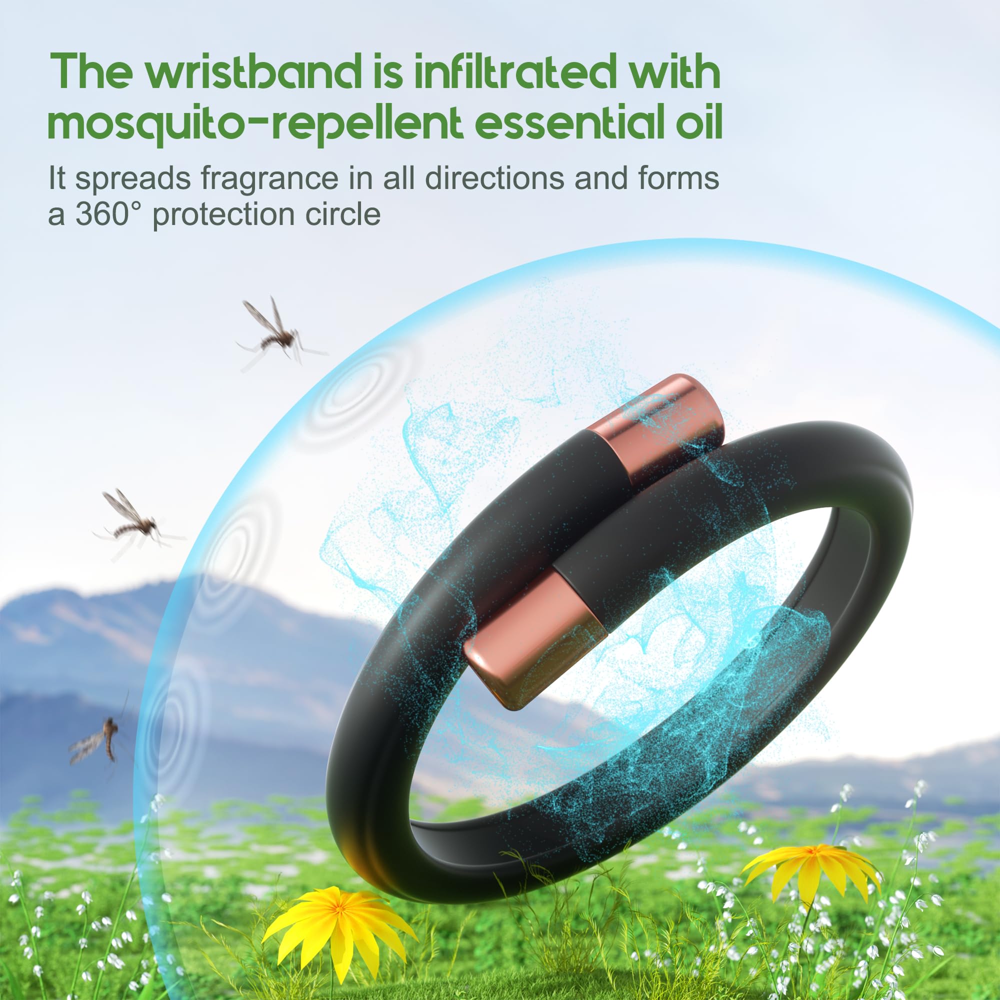 BuggyBands adjustable wristbands suitable for kids and adults.