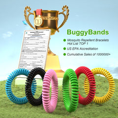 BuggyBands individually wrapped packaging keeps freshness between uses
