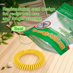 BuggyBands natural citronella ingredients highlighted for DEET-free protection
