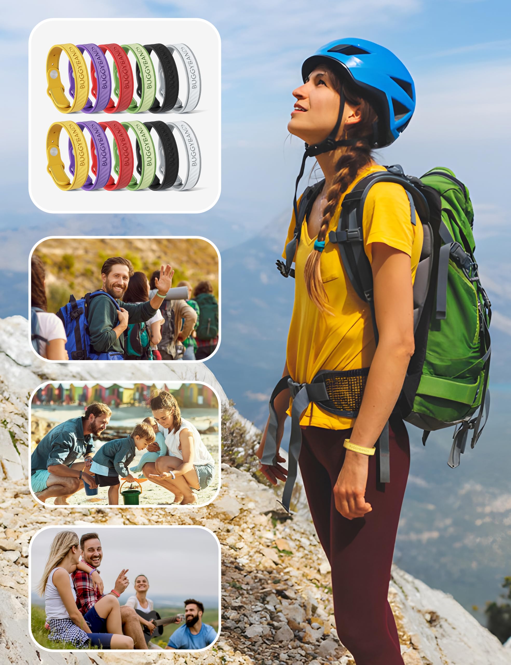 BuggyBands ideal for outdoor travel camping and family adventures.