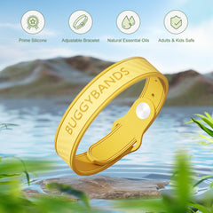 BuggyBands waterproof and durable for swimming hiking and travel.