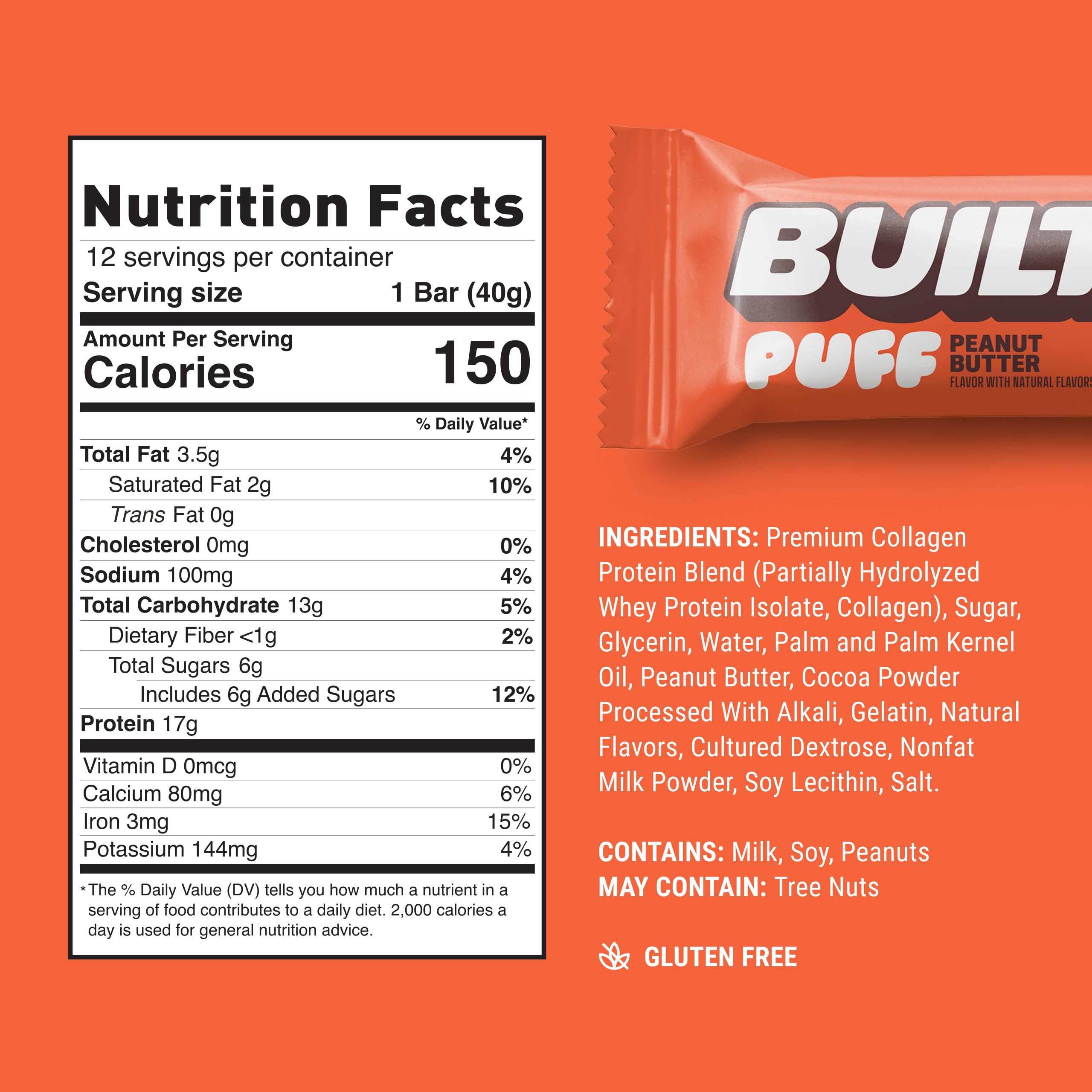 Built Bar Puff chocolate glaze highlighting rich flavor and fluffy bite
