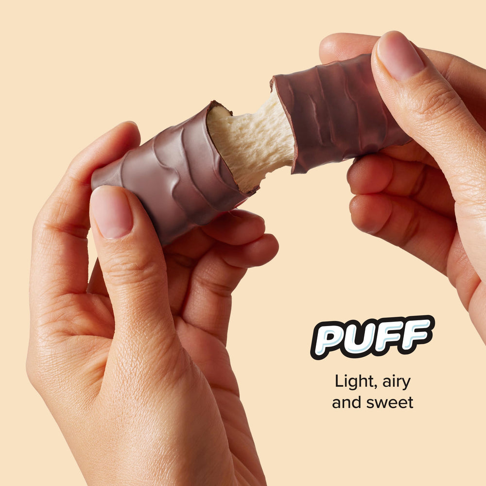 Built Bar Puff smooth texture with no chalky aftertaste