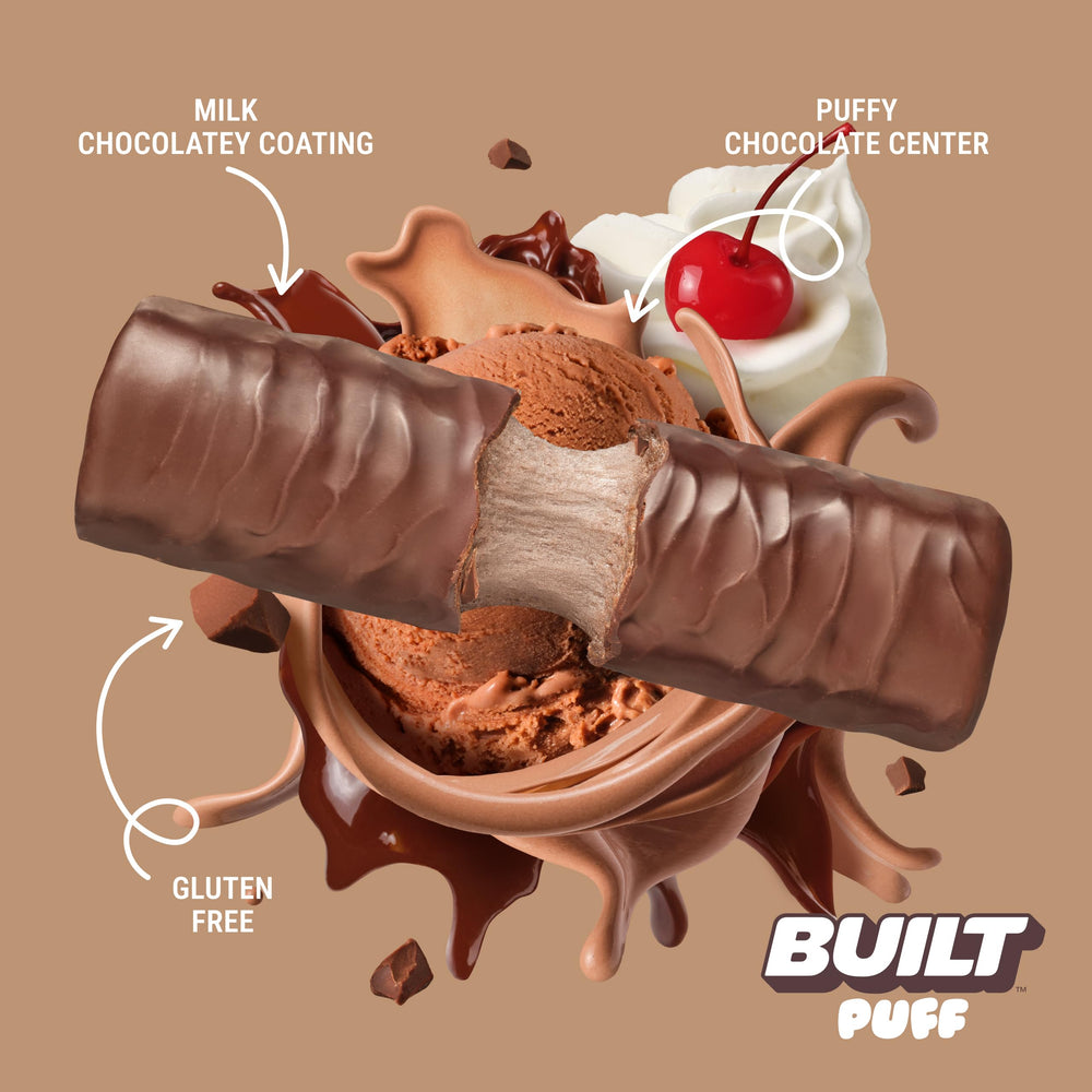 Built Bar Puff marshmallow-like texture delivers a satisfying bite.