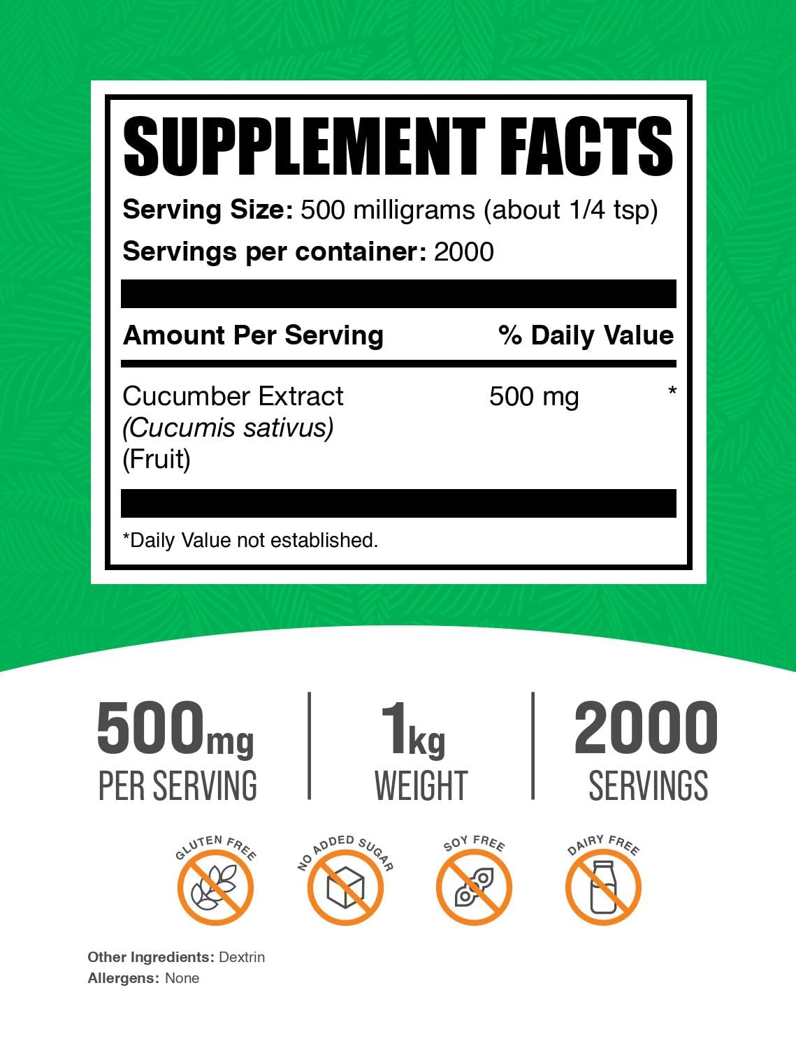 Pouring BulkSupplements cucumber extract powder for easy daily hydration routine.