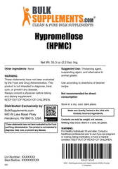 BulkSupplements Hypromellose powder fine texture—smooth thickening for products